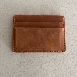 Brown Leather Card Holder